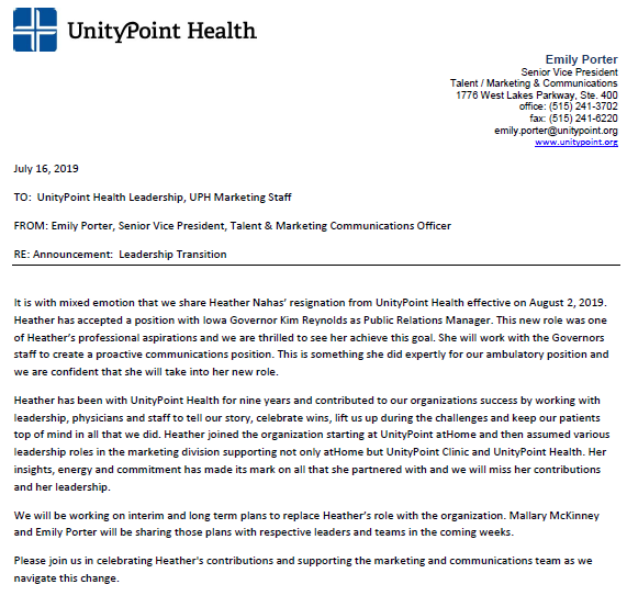 unity point health clinic