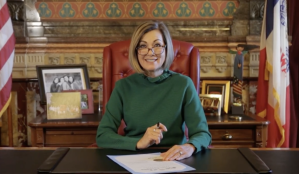 Iowa governor still ducking public questions